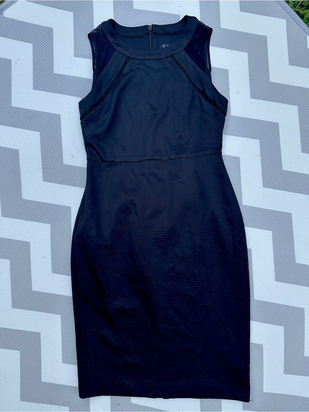 Guess by Marciano Black Midi Sheath Dress